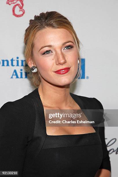 Actress Blake Lively attends the 2009 Angel Ball at Cipriani Wall Street on October 20, 2009 in New York City.