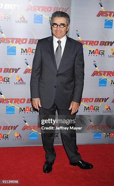 Actor Eugene Levy arrives at The "Astro Boy" Premiere at Mann Chinese 6 on October 19, 2009 in Los Angeles, California.