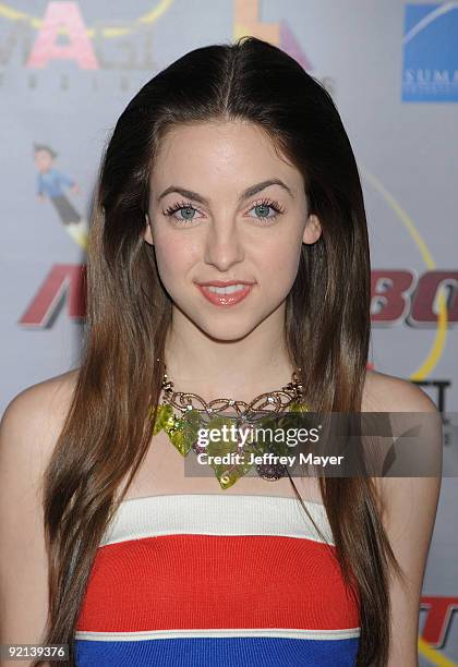 Actress Brittany Curran arrives at The "Astro Boy" Premiere at Mann Chinese 6 on October 19, 2009 in Los Angeles, California.