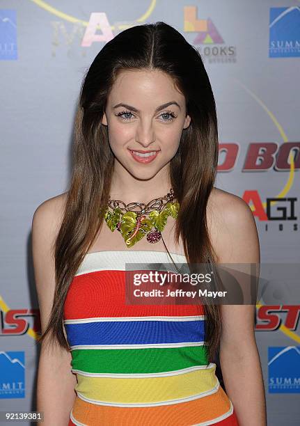 Actress Brittany Curran arrives at The "Astro Boy" Premiere at Mann Chinese 6 on October 19, 2009 in Los Angeles, California.