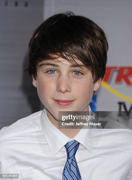 Actor Sterling Beaumon arrives at The "Astro Boy" Premiere at Mann Chinese 6 on October 19, 2009 in Los Angeles, California.