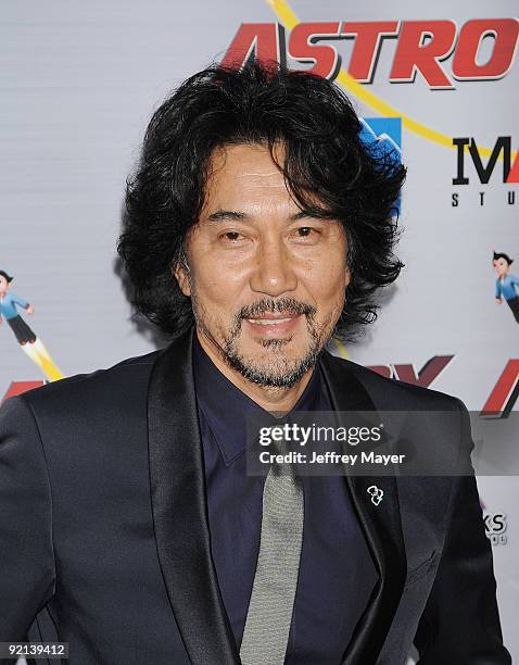 Actor Koji Yakusho arrives at The "Astro Boy" Premiere at Mann Chinese 6 on October 19, 2009 in Los Angeles, California.