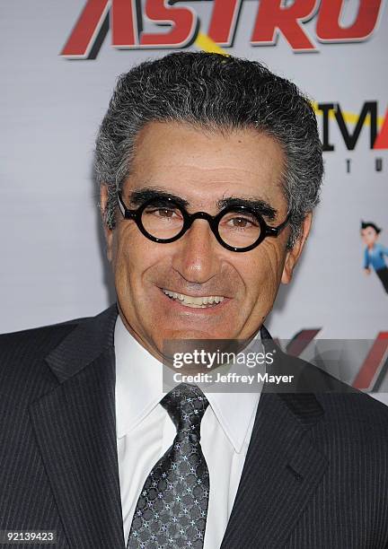 Actor Eugene Levy arrives at The "Astro Boy" Premiere at Mann Chinese 6 on October 19, 2009 in Los Angeles, California.