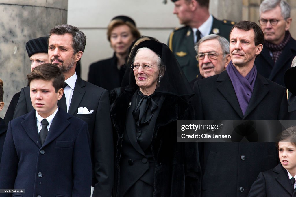 Funeral Of Danish Prince Henrik In Copenhagen