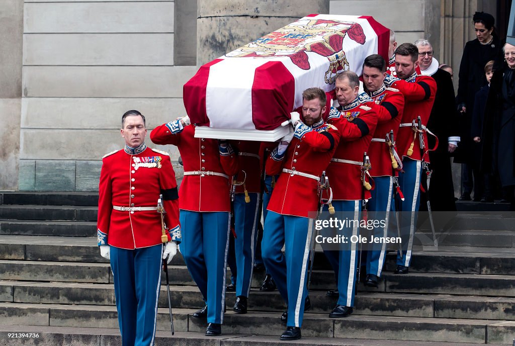 Funeral Of Danish Prince Henrik In Copenhagen