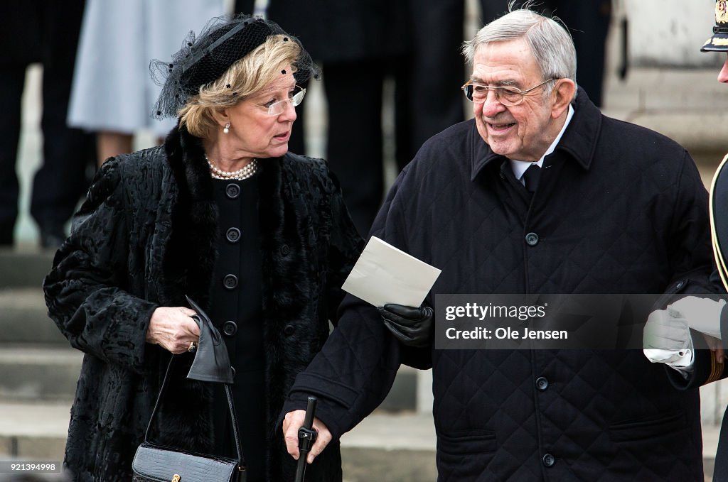 Funeral Of Danish Prince Henrik In Copenhagen