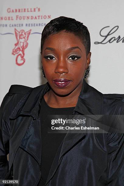 Singer Estelle attends the 2009 Angel Ball at Cipriani Wall Street on October 20, 2009 in New York City.