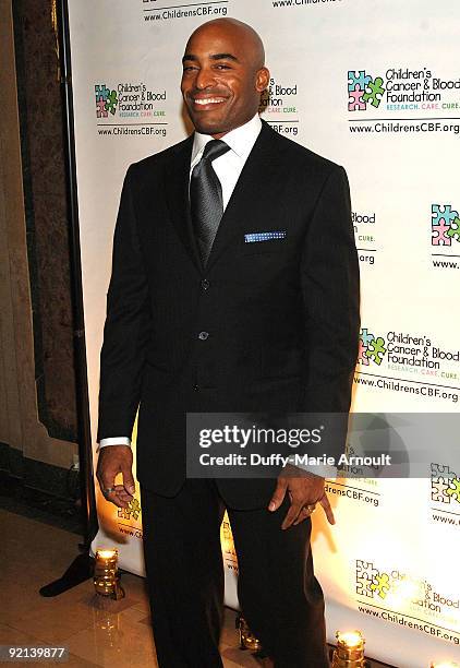 Sports Broadcaster Tiki Barber attends the "Breakthrough Ball" fundraising gala at The Plaza Hotel on October 20, 2009 in New York City.