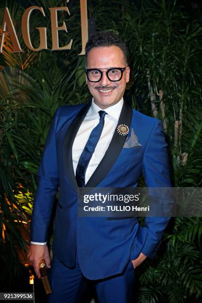 At the evening gala for Piaget at the Country Club, Antonio Frana is photographed for Paris Match on january 15, 2018 in Genova, Switzerland.