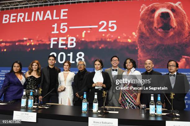 Bituin Escalante, Pinky Amador, Piolo Pascual, Shaina Magdayao, Lav Diaz, Bianca Balbuena, Bradley Liew, Hazel Orencio, Bart Guingona and Joel...