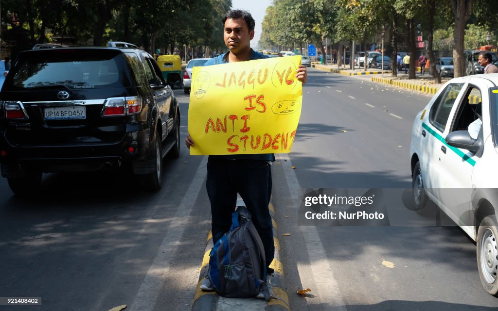 Student protest in New Delhi