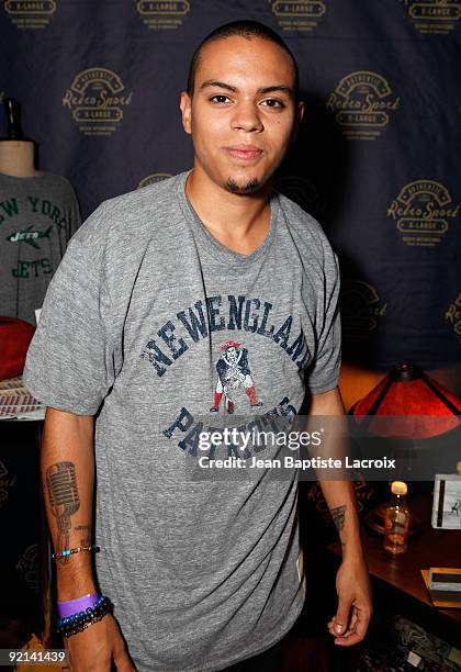 Evan Ross attends the Retro Sport booth Kari Feinstein Primetime Emmy Awards style lounge at Zune LA on September 18, 2009 in Los Angeles, California.