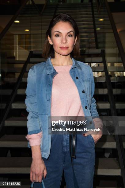 Nadine Warmuth attends the Hessian Reception during the 68th Berlinale International Film Festival on February 20, 2018 in Berlin, Germany.