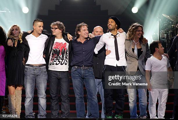 Marco Borsato and friends perform live at Gelredome on October 20, 2009 in Arnhem, Netherlands.