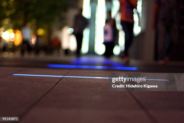 floor lights - hidehiro kigawa stockfoto's en -beelden