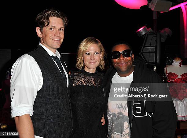 Actor Steve Howey, actress Desi Lydic and actor Kenan Thompson attend the after party for the Los Angeles premiere of Anchor Bay Entertainment's...
