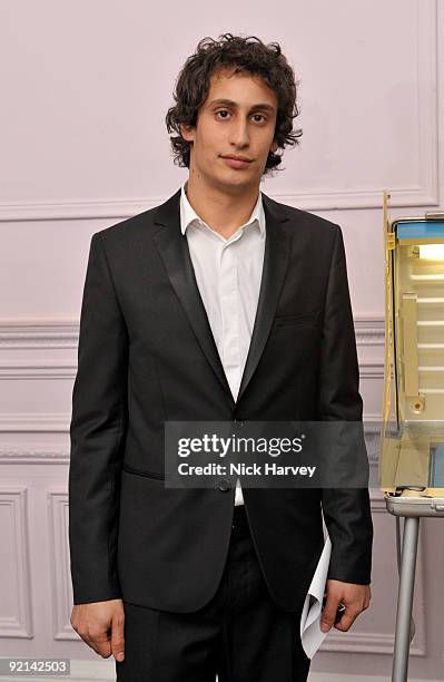 Alex Dellal attend the opening night of 'The Embassy' exhibition at 33 Portland Place on October 15, 2009 in London, England.