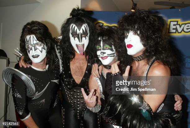 Tommy Thayer, Gene Simmons, Peter Criss and Paul Stanley of KISS
