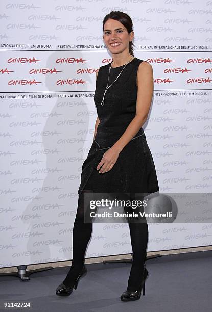 Actress Maya Sansa attends the "L'Uomo Che Verra" Photocall during Day 7 of the 4th International Rome Film Festival held at the Auditorium Parco...