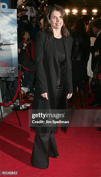 Actress Julia Ormond attends the premiere of "Amelia" at The Paris Theatre on October 20, 2009 in New York City.