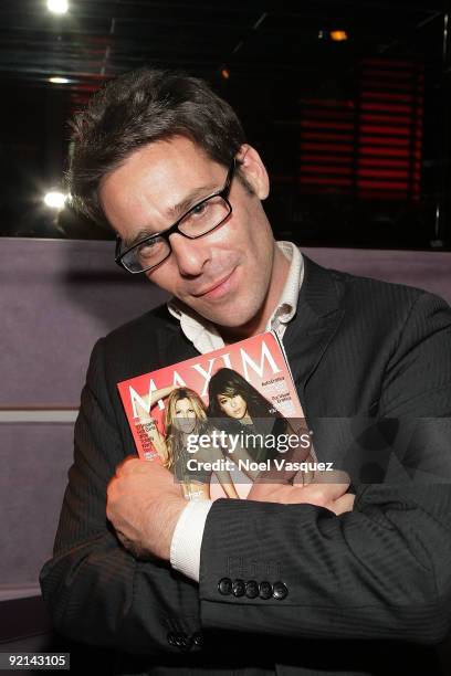 James Callis attends Tricia Helfer's Maxim Cover Party hosted by SBE at Mi-6 Night club on October 20, 2009 in West Hollywood, California.