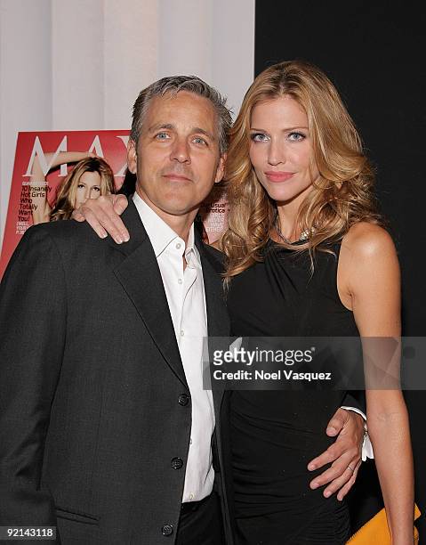 Tricia Helfer and her husband Jonathan Marshall attend her Maxim Cover Party hosted by SBE at Mi-6 Night club on October 20, 2009 in West Hollywood,...