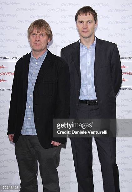 Director Julian Jarold and actor David Morrissey attends the "Red Riding Trilogy" Photocall during Day 7 of the 4th International Rome Film Festival...