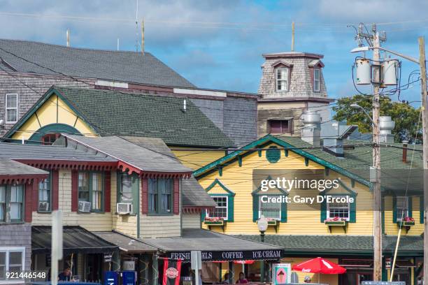 martha's vineyard summer - oak bluffs massachusetts stock pictures, royalty-free photos & images