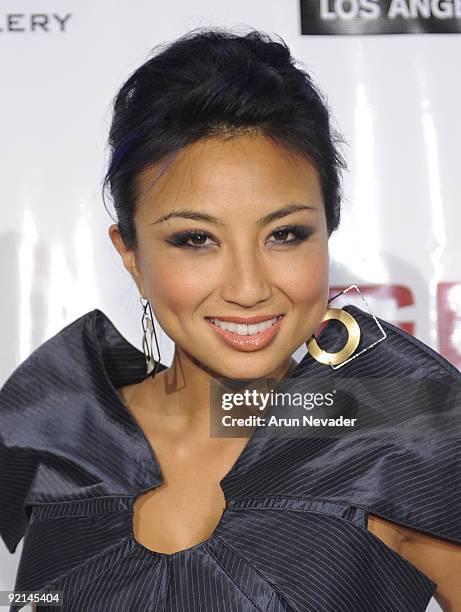 Jeannie Mai attends the Vintage Valentino Benefit at Downtown LA Fashion Week Spring 2010 at The Geffen Contemporary at MOCA on October 15, 2009 in...