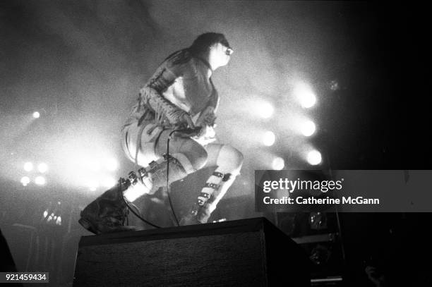 Marilyn Manson performs live at Convention Hall on October 31st, 1996 in Asbury Park, New Jersey.