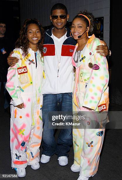 Chilli of TLC, Usher and T-Boz of TLC
