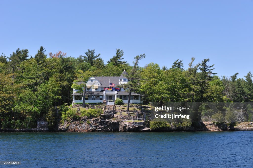 Heiliges Lawrence Fluß und die Thousand Islands