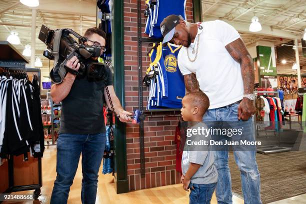 Linebacker Nigel Bradham of the Philadelphia Eagles returns home as a Super Bowl Champion to recognize and reward students from his old high school,...