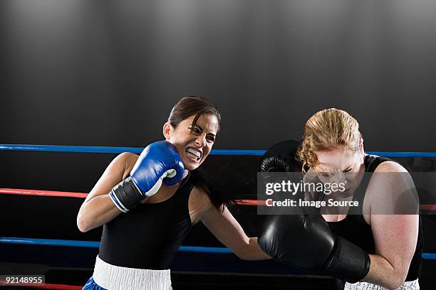 boxing match - championship ring stockfoto's en -beelden