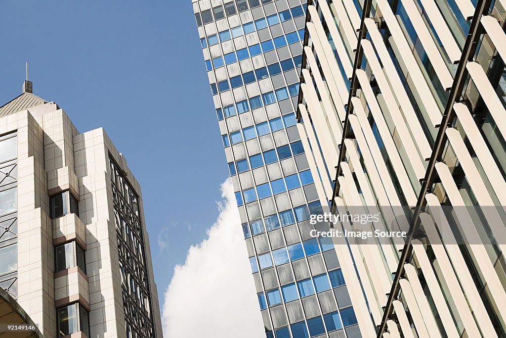 Low angle view of office buildings