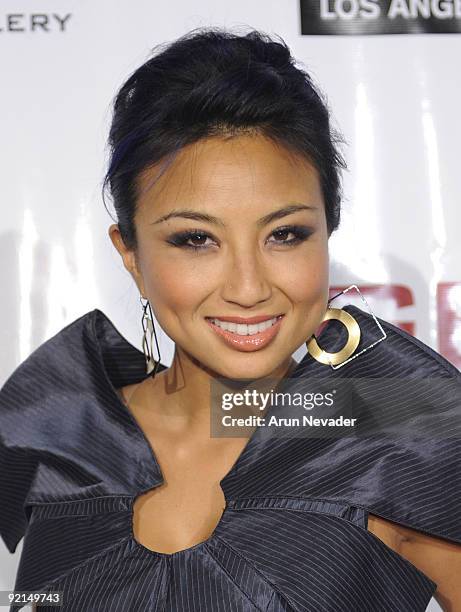 Jeannie Mai attends the Vintage Valentino Benefit at Downtown LA Fashion Week Spring 2010 at The Geffen Contemporary at MOCA on October 15, 2009 in...