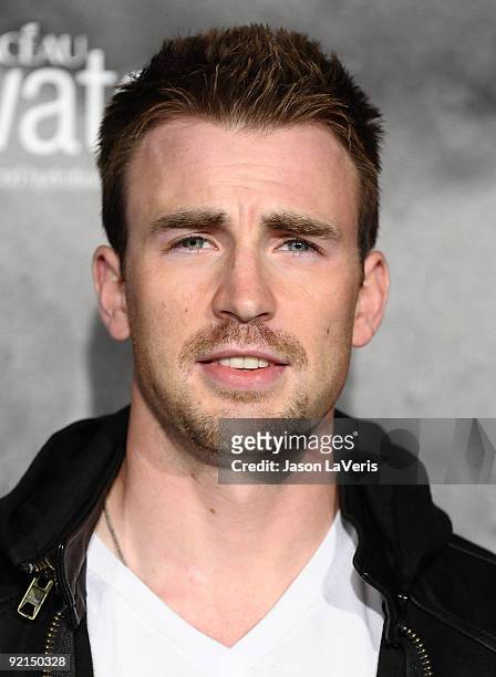 Actor Chris Evans attends ESPN The Magazine's "The Body Issue" celebration at The London Hotel on October 19, 2009 in West Hollywood, California.
