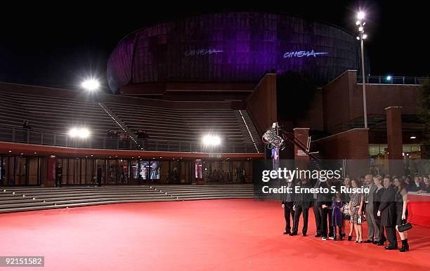 Actress Maya Sansa, director Giorgio Diritti, actors Alba Rohrwacher, Claudio Casadio and guests attend the 'L'Uomo Che Verra' Premiere during Day 7...