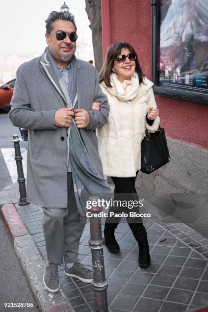 Loles Leon attends 'Pata Negra' awards at the Corral de la Moreria club on February 20, 2018 in Madrid, Spain.