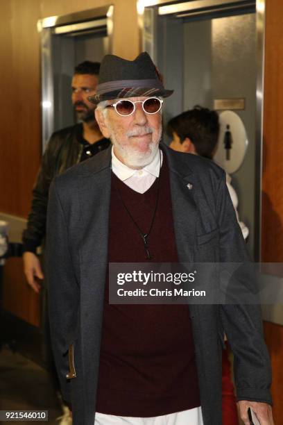 Lou Adler is seen during the NBA All-Star Game as a part of 2018 NBA All-Star Weekend at STAPLES Center on February 18, 2018 in Los Angeles,...