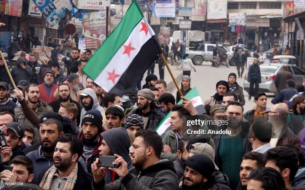 Protest in Idlib