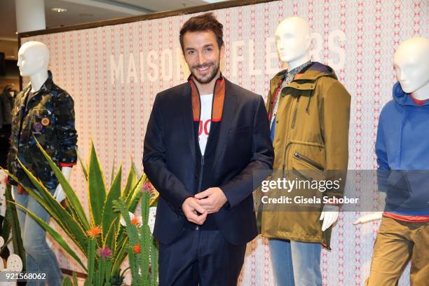 Max Alberti during the 'Maison des Fleurs' photo session at KONEN on February 20, 2018 in Munich, Germany.