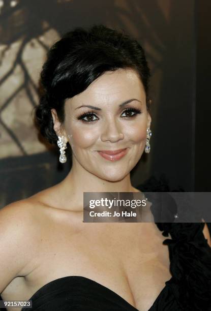 Martine McCutcheon arrives at The Specsavers Crime Thriller Awards at the Grosvenor Hotel on October 21, 2009 in London, England.