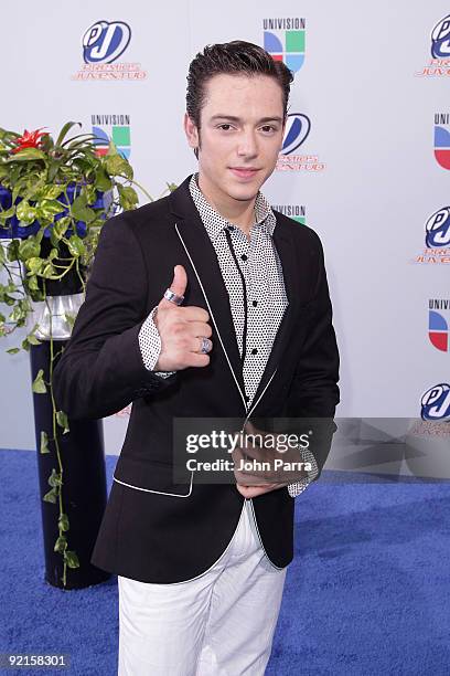 Pee Wee arrives at Univisions 2009 Premios Juventud Awards at Bank United Center on July 16, 2009 in Coral Gables, Florida.