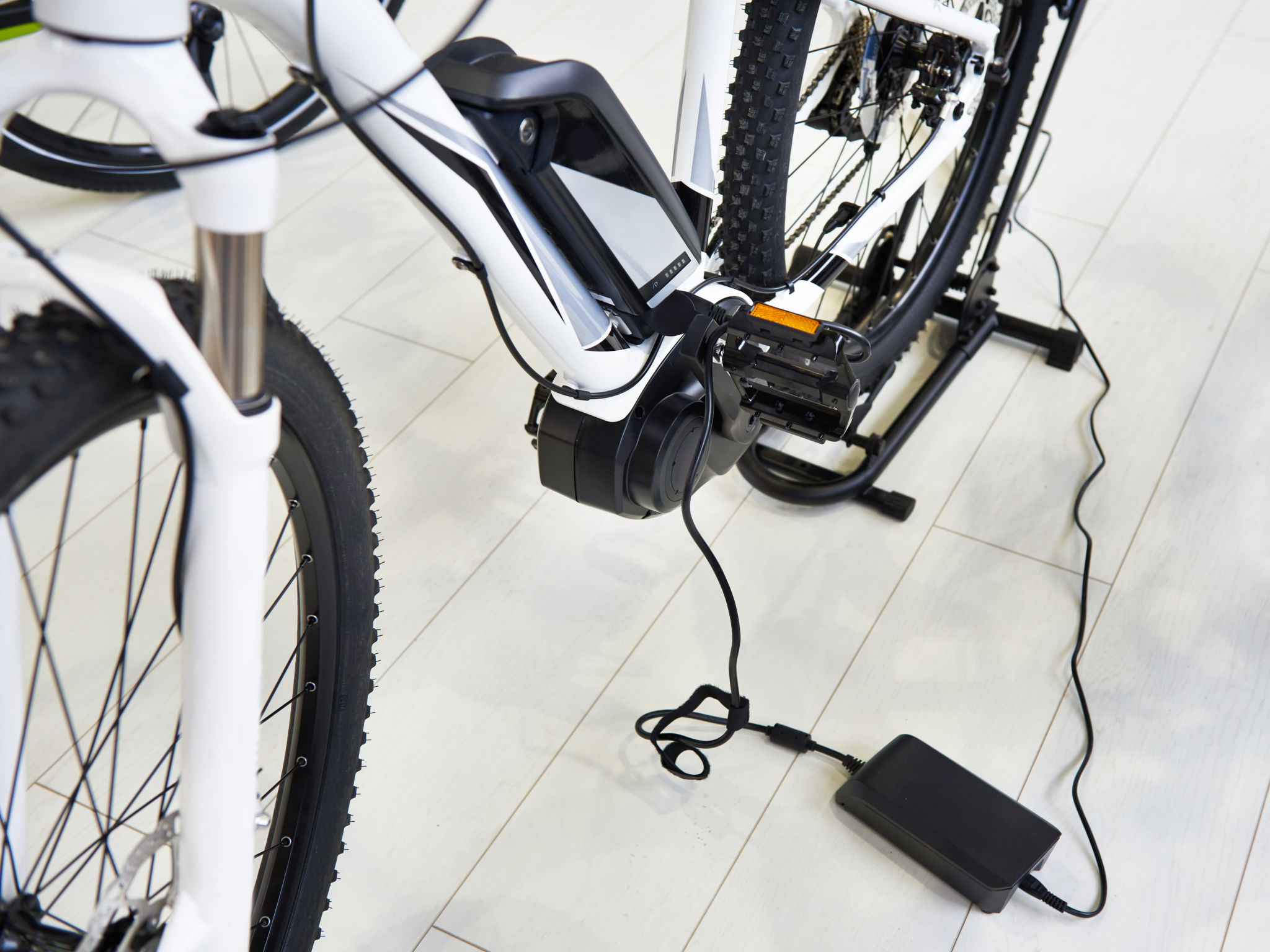 charging electric bike
