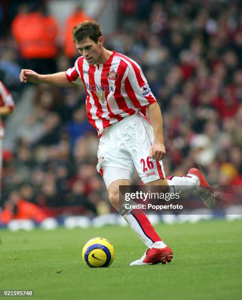 Daryl Murphy of Sunderland in action during the Barclays Premiership match between Arsenal and Sunderland at Highbury in London on November 5, 2005.