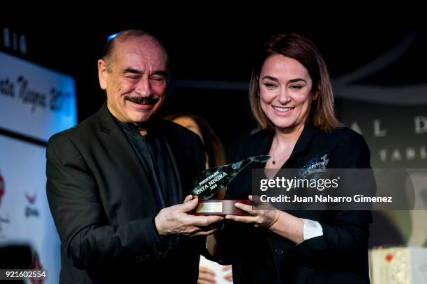 Toni Moreno attends 'Pata Negra' awards 2018 at Corral de la Moreria restaurant on February 20, 2018 in Madrid, Spain.