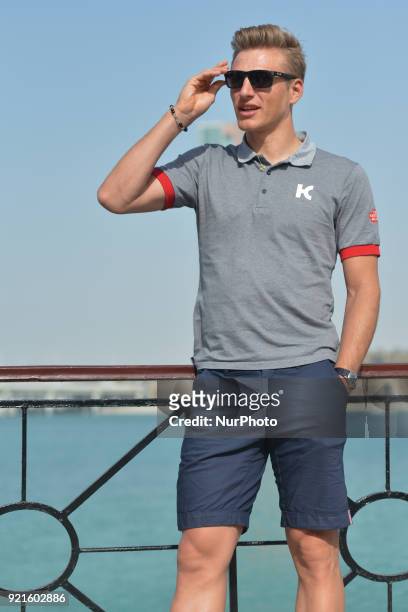 Germany's Marcel Kittel during the photo session with the Abu Dhabi 2018 Tour Top Riders at Le Meridien Abu Dhabi. On Tuesday, February 20 in Abu...