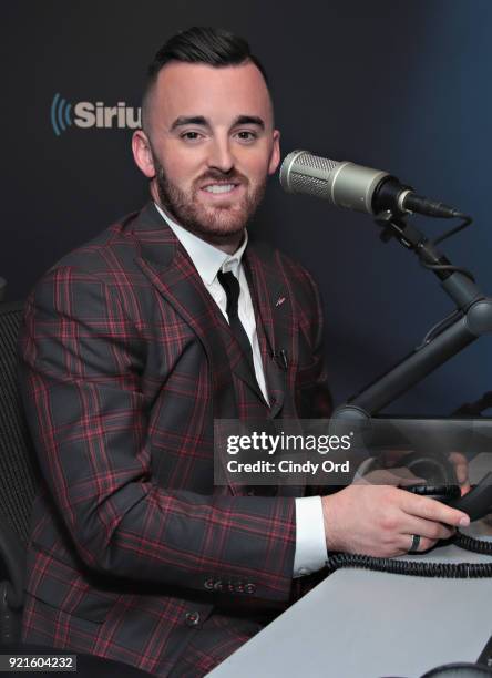 Daytona 500 Winner/ NASCAR driver Austin Dillon visits the SiriusXM Studios on February 20, 2018 in New York City.