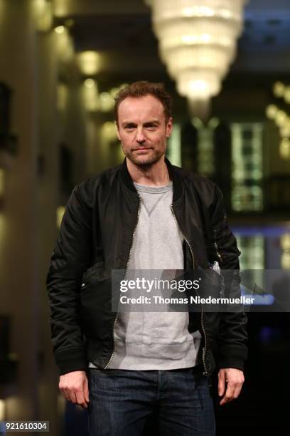 Mark Waschke attends the 'The Silent Revolution' premiere during the 68th Berlinale International Film Festival Berlin at Friedrichstadtpalast on...